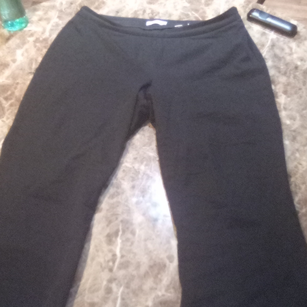 Coldwater Creek size 14 black modern pants